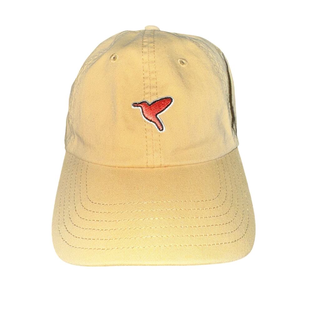 Birddogs Baseball Hat Unisex One Size Beige Canvas Embroidered Logo Adjustable
